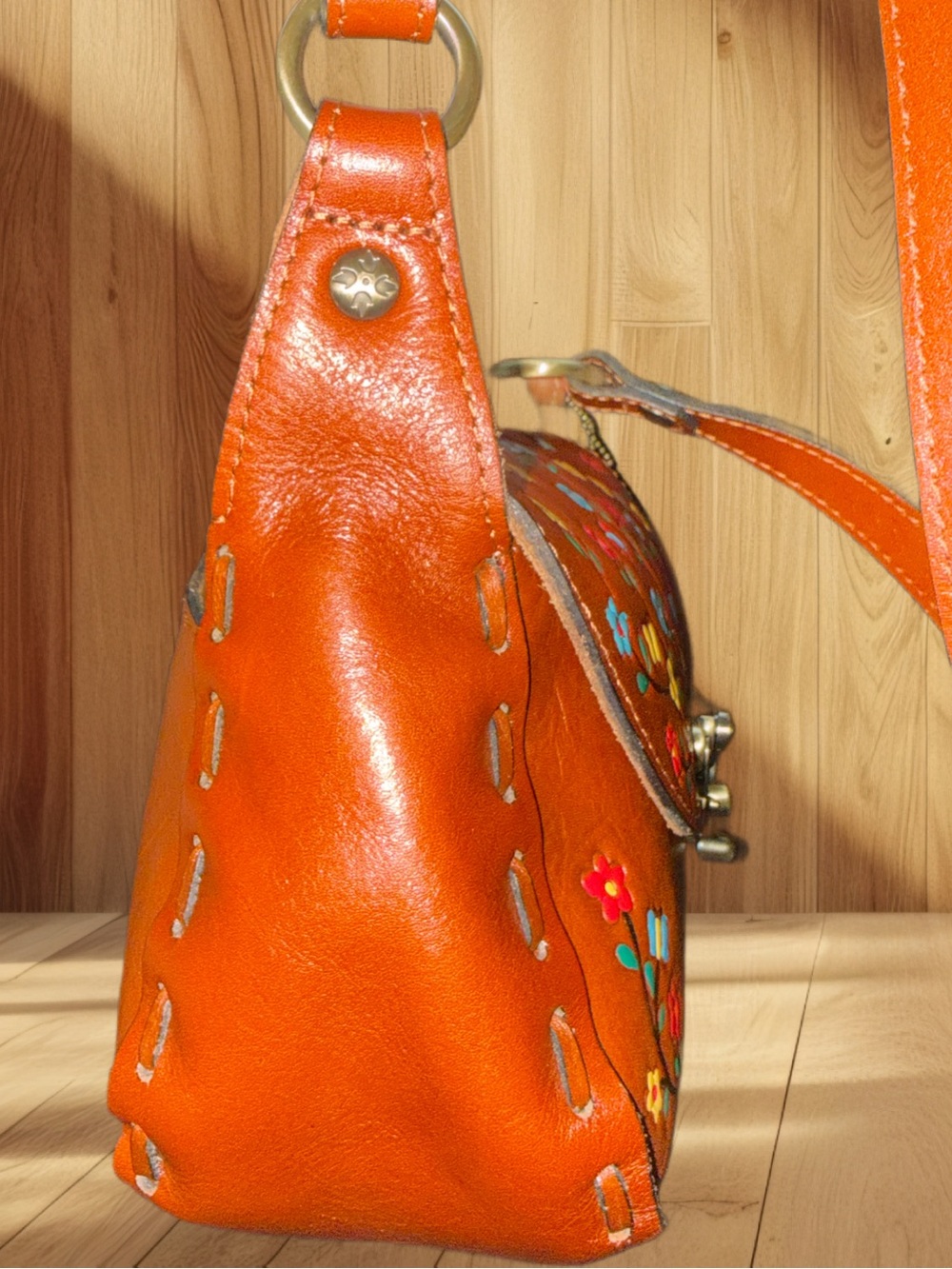 Patricia Nash Micaela Baguette Flap Crossbody Bag - Picture 5 of 10